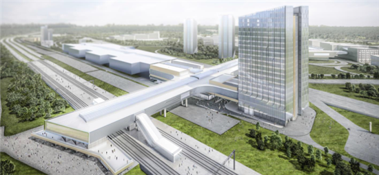 Multifunctional Multi-Module Transport Hub “Skolkovo HUB”